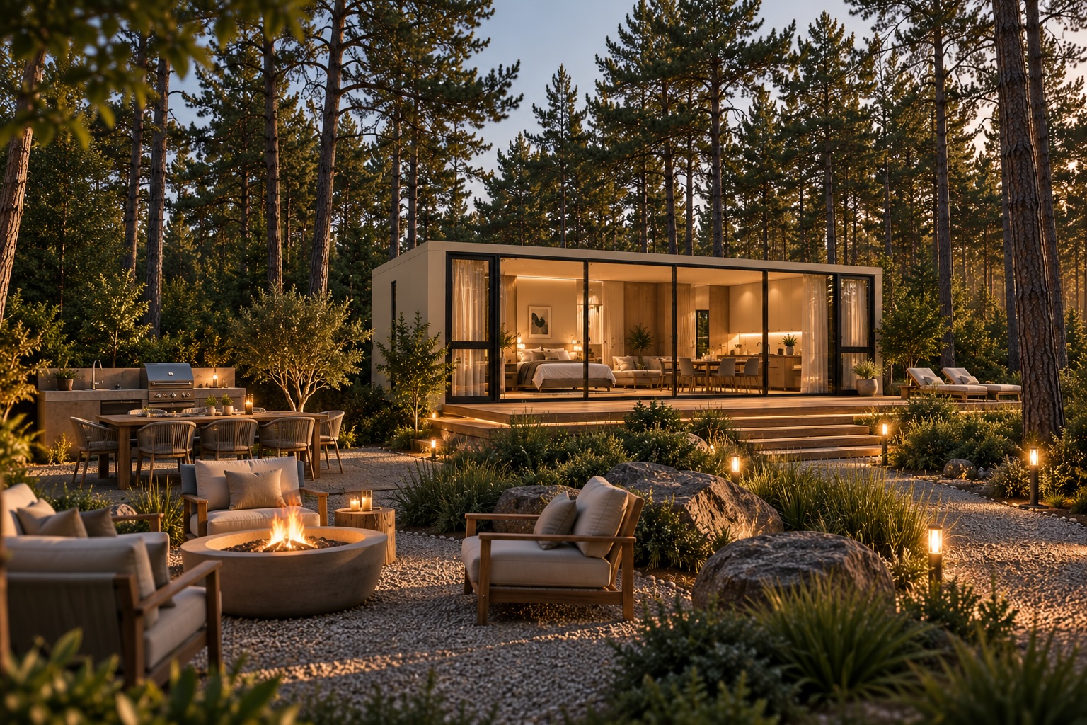 Boutique hospitality development — rendering