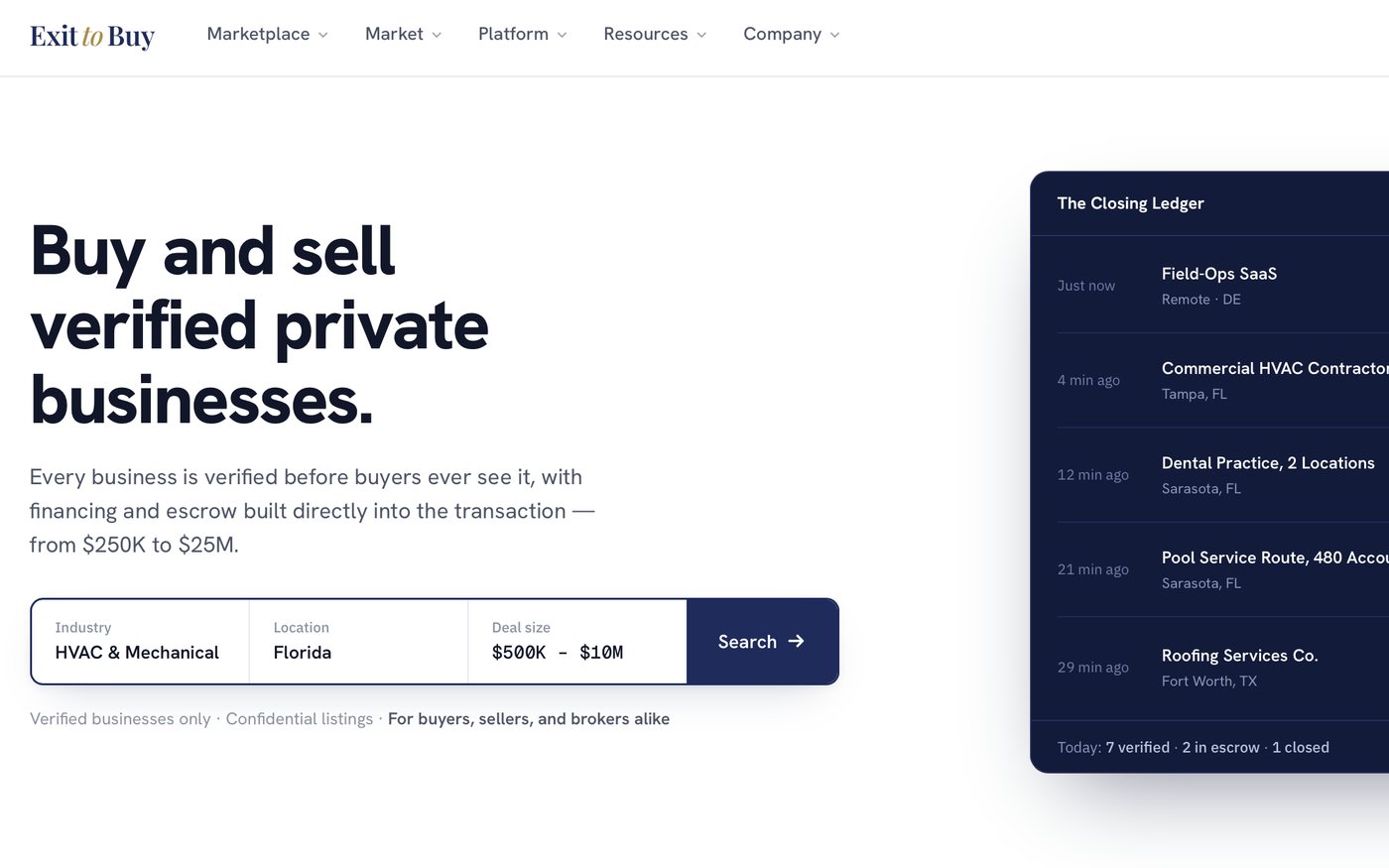 ExitToBuy — website